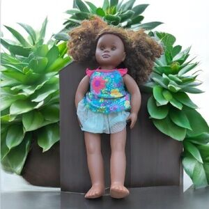 VINTAGE African American Our Generation Doll w/ Original dress 1998 beauty